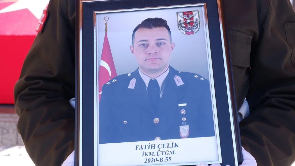 Erzurumlu şehit Üsteğmen Fatih Çelik’e veda: Nişanlısıyla ilgili o detay yürek yaktı!