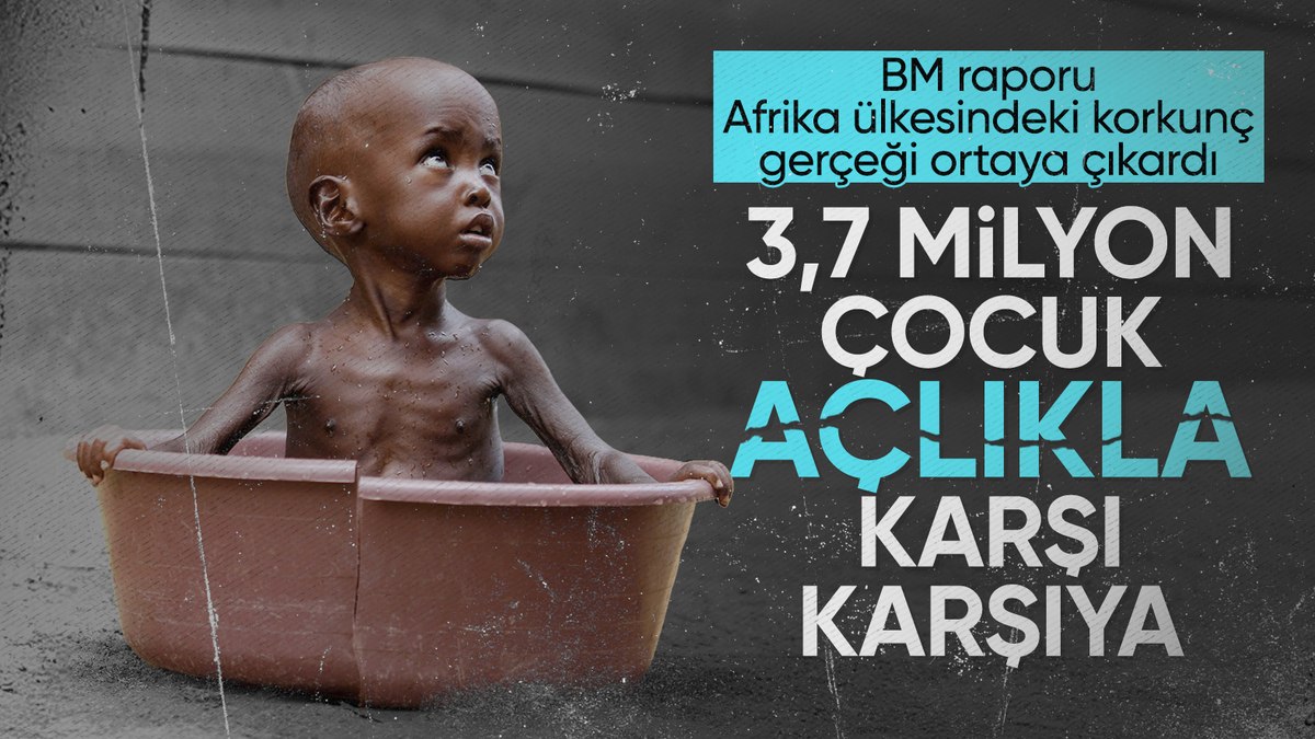 Sudan’da 3,7 milyon çocuk yetersiz beslenme riskiyle karşı karşıya