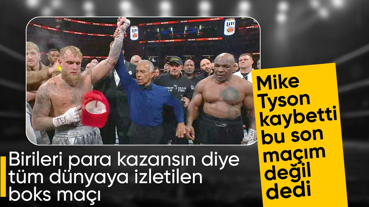 Jake Paul – Mike Tyson maçını, Paul kazandı