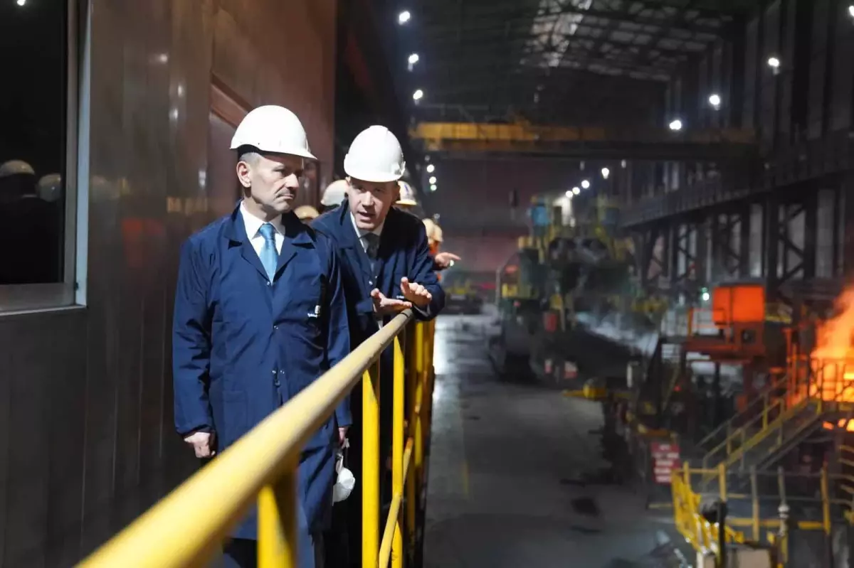 Kocaeli Valisi İlhami Aktaş, Çolakoğlu Metalurji Fabrikası’nı Ziyaret Etti