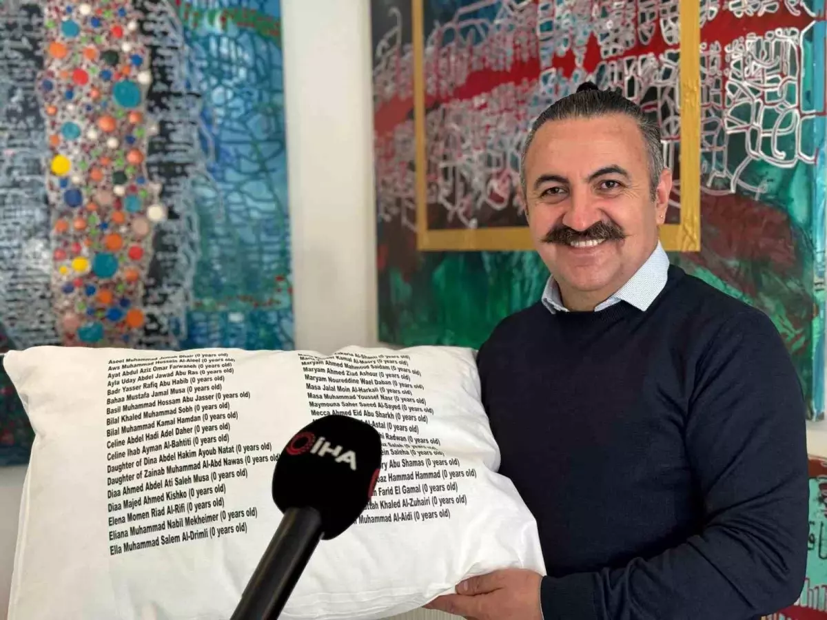 Ressam Salih Selimoğlu’ndan Savaş Mağduru Çocuklara Dikkat Çeken Proje