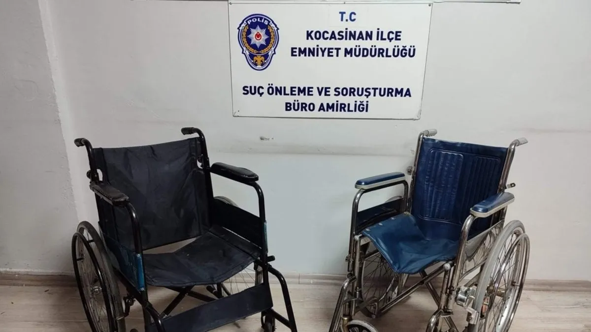 Bu kez gerçek değil rol! Hırsızlar tekerlekli sandalyeyi engelli rolüyle çaldı