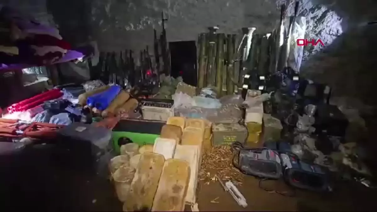 Irak’ın Kuzeyinde Pençe-Kilit Operasyonu: Çok Sayıda Silah ve Mühimmat Ele Geçirildi