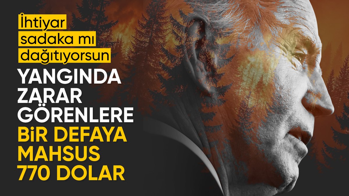 Joe Biden: Yangından etkilenenlere bir defaya mahsus yardım yapılacak