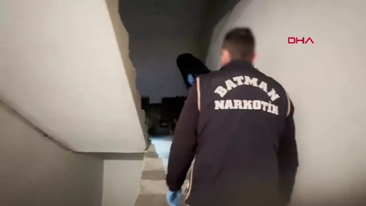 Batman’da Narkotik Operasyonu: 5 Kilo Skunk Ele Geçirildi