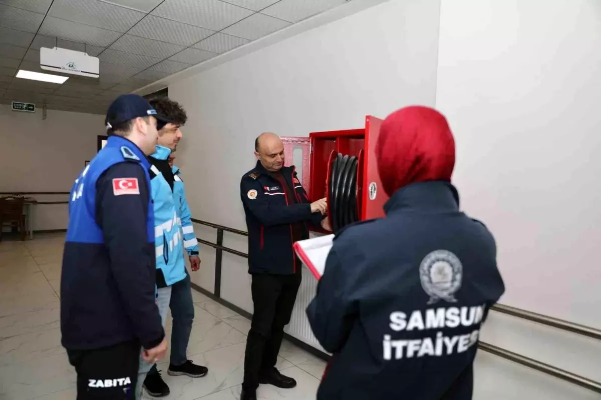 Samsun İtfaiyesi’nden Yangın Güvenliği Denetimleri