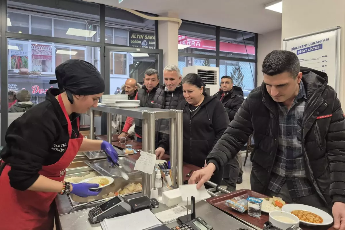Şişli’de kent lokantaları yeniden hizmete başladı